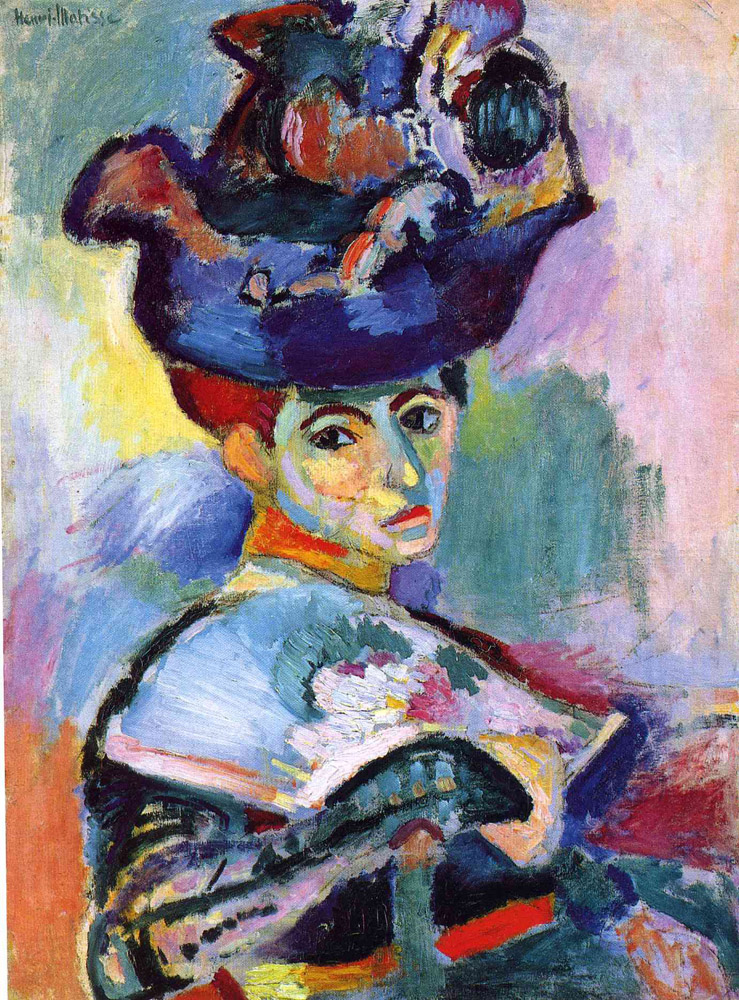 Mujer con sombrero, Henri Matisse, 1905