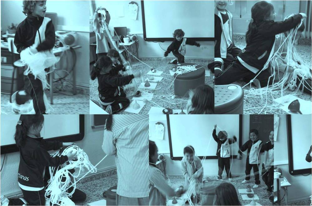 proceso enrollar-azul